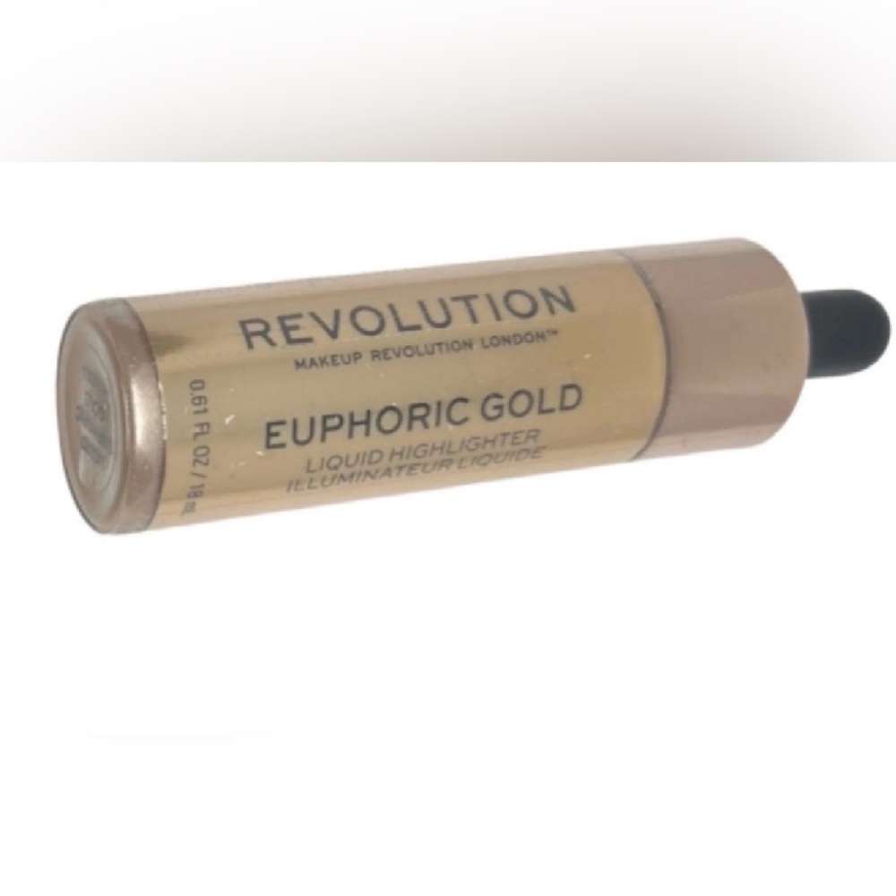 🔵Revolution Euphoric Gold Liquid Highlighter - Shimmering Gold